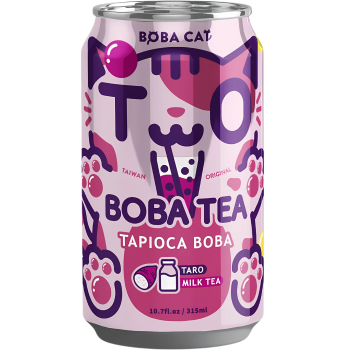 BOBA CAT - Taro Tapioca Boba Tea 315ml